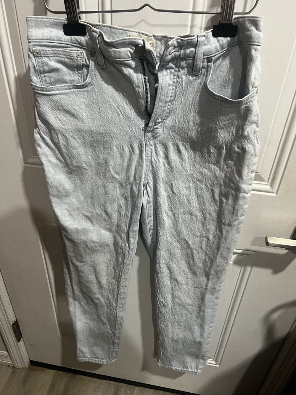 Madewell Light Blue Denim Jeans - Straight Rise